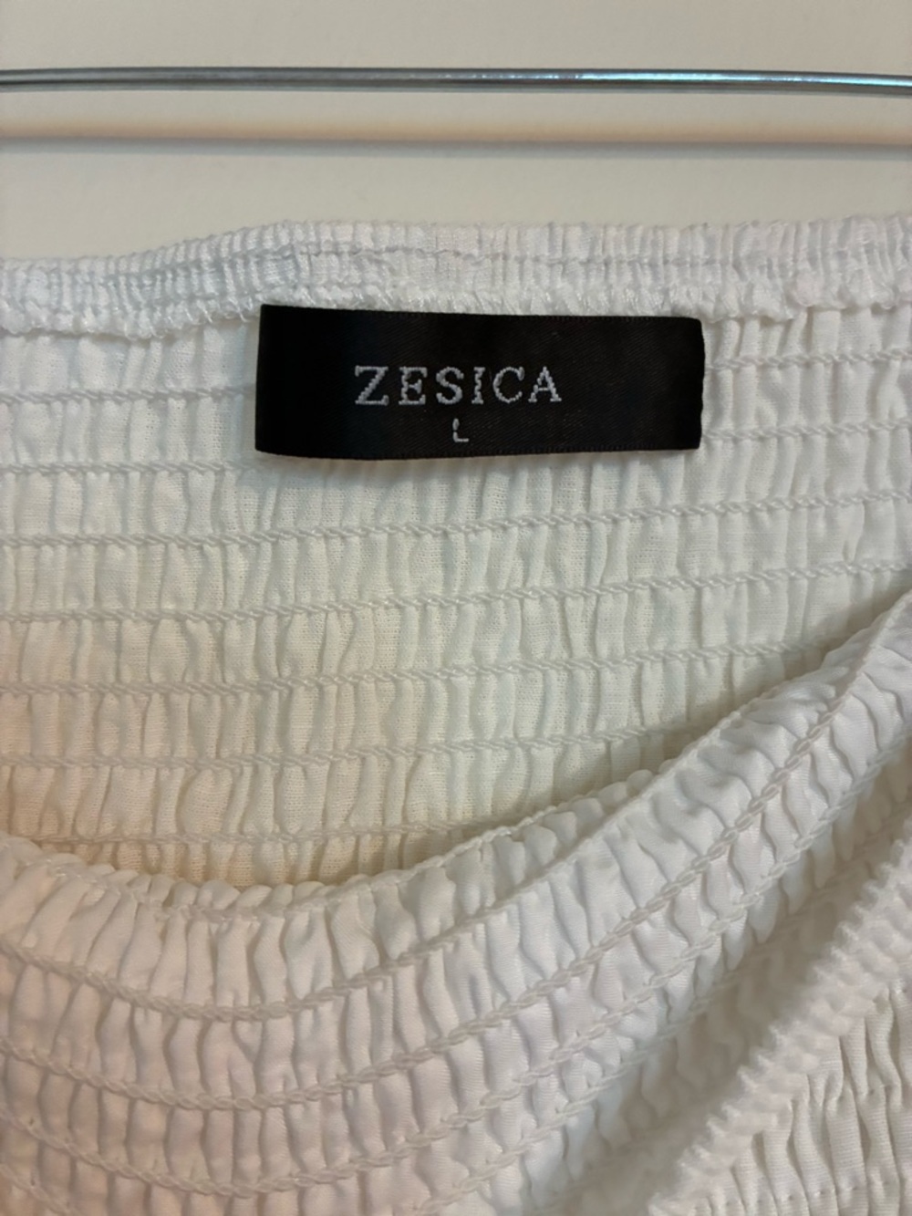 Strapless White Tiered Maxi Dress - Picture 3 of 7